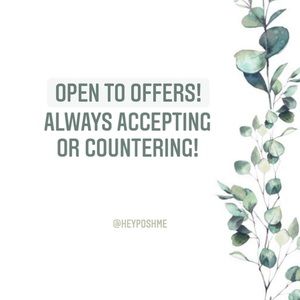 • yes to offers! •